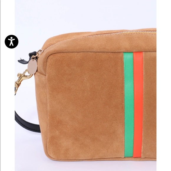 Clare V. Camel Suede Marisol Crossbody Bag NWT - Picture 15 of 15